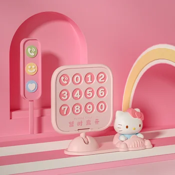 Kawai Санрио Паркинг Телефонен Знак Сладък Котка Карикатура Автомобил Временен Паркинг Телефонен Знак Декоративна Играчка за Момичета Подарък