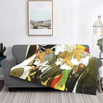 Persona 4 Златни Одеяла Флисовое Украса Ултра-Меки Завивки за Легла Спалня Плюшевое Коварен Одеяло