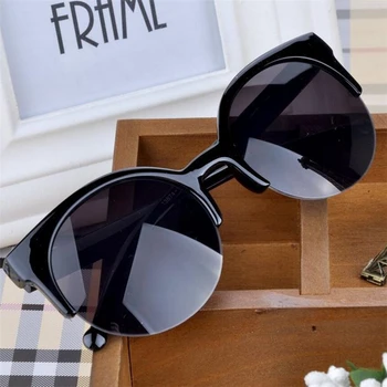 ASOUZ нови модерни мъжки слънчеви очила с UV400 кръгли дамски слънчеви очила в класически ретро марката дизайн звезда шофиране светлоотразителни слънчеви очила