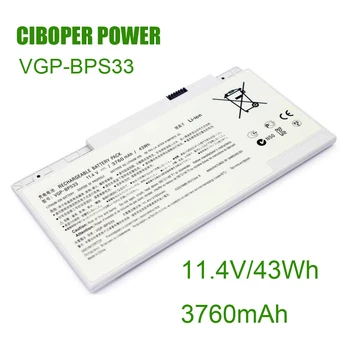 CP Нова Оригинална Батерия за лаптоп VGP-BPS303 11,4 В/43 Wh/3760 ма За SVT-14 SVT-15 T14 T15 BPS33 SVT1511M1E SVT14126CXS Нов Оригинален