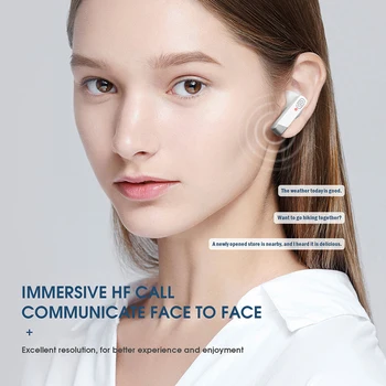 Спортни слушалки в ушите с шумопотискане, съвместими с Bluetooth стерео слушалки 5.1, безжични стерео слушалки True Touch с микрофон