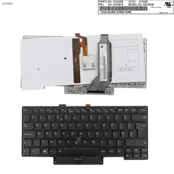 Великобритания Новата работа на смени Клавиатура за лаптоп Lenovo Thinkpad X1 Carbon Gen 1 1st 2013 Черен с Подсветка и Показалеца