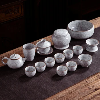 Традиционен Чай Кунг-фу За Заваряване на 6 Човека, Китайска Чаша, Чайник, Чай, на Церемония, Пич, Yerba, Услуги, Juego De Te, Чай