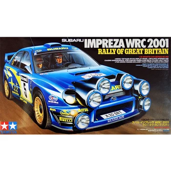 Събраната модел автомобил 1/24 Subaru Impreza WRC2001 UK Rally 24250