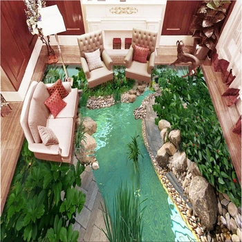 beibehang потребителски големи 3D подови настилки за хол триизмерна живопис 3d дизайн на пода в банята, декоративна живопис пол
